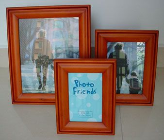 Wood photo frames